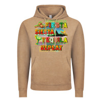 Vintage Coffee Fiesta siesta tequila repeat Vintage Hoodie - FaDigitalArtStudio