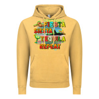 Vintage Mustard Fiesta siesta tequila repeat Vintage Hoodie - FaDigitalArtStudio