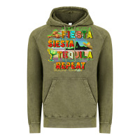 Vintage Olive Fiesta siesta tequila repeat Vintage Hoodie - FaDigitalArtStudio