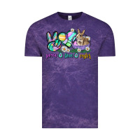 Cloud Purple Peace love Easter Day Vintage Tee - CowGirlArtShop