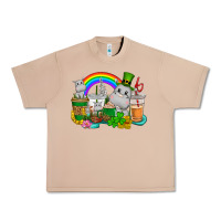 Burro St. Patrick's Hippopotamus coffee cups Urban Heavy Tee - CowGirlArtShop