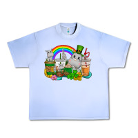 Grape Ice St. Patrick's Hippopotamus coffee cups Urban Heavy Tee - CowGirlArtShop
