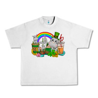 Lunar Rock St. Patrick's Hippopotamus coffee cups Urban Heavy Tee - CowGirlArtShop
