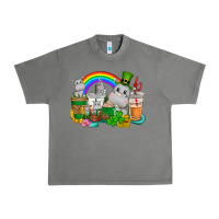 Tornado St. Patrick's Hippopotamus coffee cups Urban Heavy Tee - CowGirlArtShop
