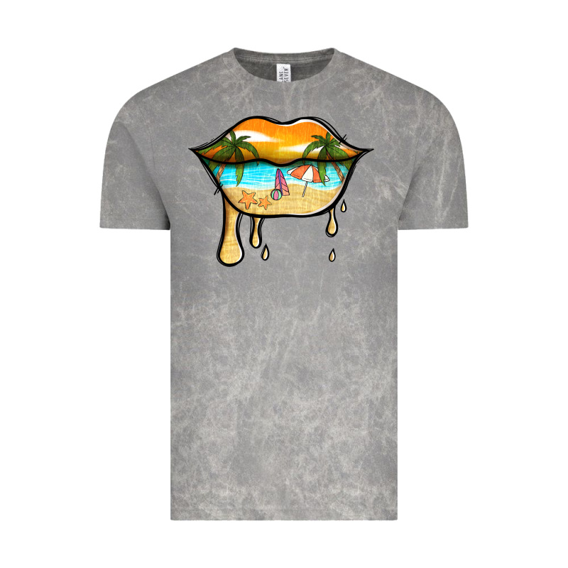 Beach Lips Vintage Tee by Jasminsmagicworld | Teevron