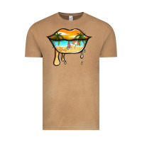 Vintage Camel beach lips Vintage Tee - Jasminsmagicworld