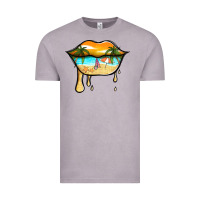 Vintage Zinc beach lips Vintage Tee - Jasminsmagicworld