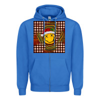 True Royal Christmas smiley face Zipper Hoodie - BarkalooDesign