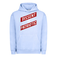 Pigment Grape Ice DISSENT IS PATRIOTIC Political Meme Raglan Baseball Tee Urban Hoodie - maiPhamDesign