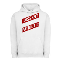Pigment Lunar Rock DISSENT IS PATRIOTIC Political Meme Raglan Baseball Tee Urban Hoodie - maiPhamDesign