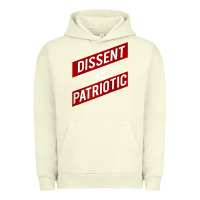Pigment Pistachio DISSENT IS PATRIOTIC Political Meme Raglan Baseball Tee Urban Hoodie - maiPhamDesign