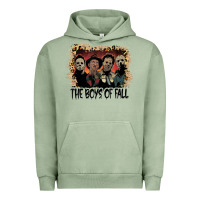 Pigment Oil Green the boys of fall leopard pattern bleached halloween murder t shirt Urban Hoodie - maiPhamDesign