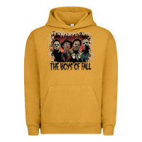 Pigment Peanut Butter the boys of fall leopard pattern bleached halloween murder t shirt Urban Hoodie - maiPhamDesign