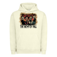 Pigment Pistachio the boys of fall leopard pattern bleached halloween murder t shirt Urban Hoodie - maiPhamDesign