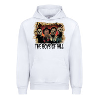 White the boys of fall leopard pattern bleached halloween murder t shirt Urban Hoodie - maiPhamDesign
