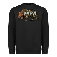 Black bear papa Heavyweight Sweatshirt - Artiststas