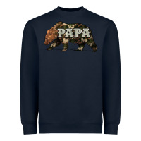 Navy bear papa Heavyweight Sweatshirt - Artiststas