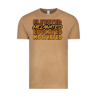 Elevated Melanated Educated Motivated Vintage Tee | Teevron
