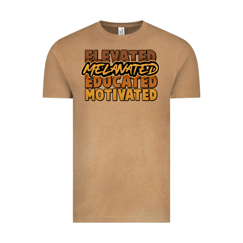 Elevated Melanated Educated Motivated Vintage Tee by HowdyJamesFarm | Teevron
