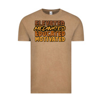 Vintage Coffee Elevated melanated educated motivated Vintage Tee - HowdyJamesFarm