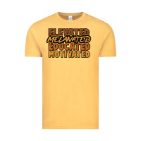 Vintage Mustard Elevated melanated educated motivated Vintage Tee - HowdyJamesFarm