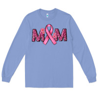 Colony Blue cancer ribbon mom Long Sleeve Tee - RanaPortraitStore