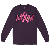 Plum cancer ribbon mom Long Sleeve Tee - RanaPortraitStore