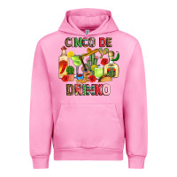 Fuchsia Pink cinco de drinko Urban Hoodie - JahusDesignShop