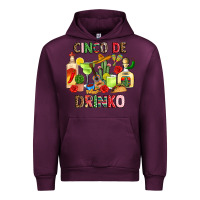 Mauve Wine cinco de drinko Urban Hoodie - JahusDesignShop