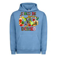 Pigment Pebble Blue cinco de drinko Urban Hoodie - JahusDesignShop