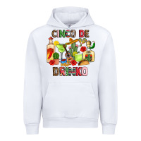 White cinco de drinko Urban Hoodie - JahusDesignShop