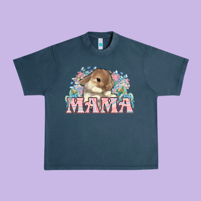 Easter Bunny Mama  Mother's Day Urban Heavy Tee Designed By Howdyjamesfarm