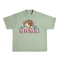 Oil Green Easter Bunny Mama  mother's day Urban Heavy Tee - HowdyJamesFarm