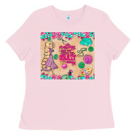 Bubblegum Pink sewing crafting each day keeps the crazy away Ladies Tee - TumblerDesignByShophia