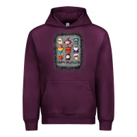 Mauve Wine halloween funny set ghost mummy witch vampire and pumpkin t shirt Urban Hoodie - maiPhamDesign