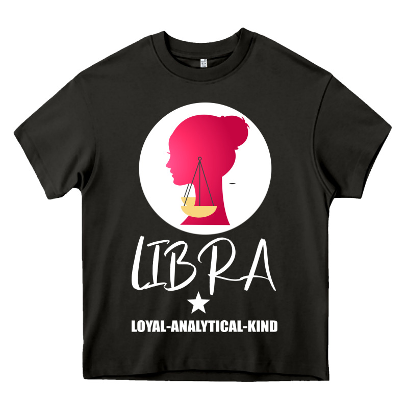Libra Zodiac Sign Horoscope Birth Gift Girl Heavy Core Tee by Bettercallsaul | Teevron