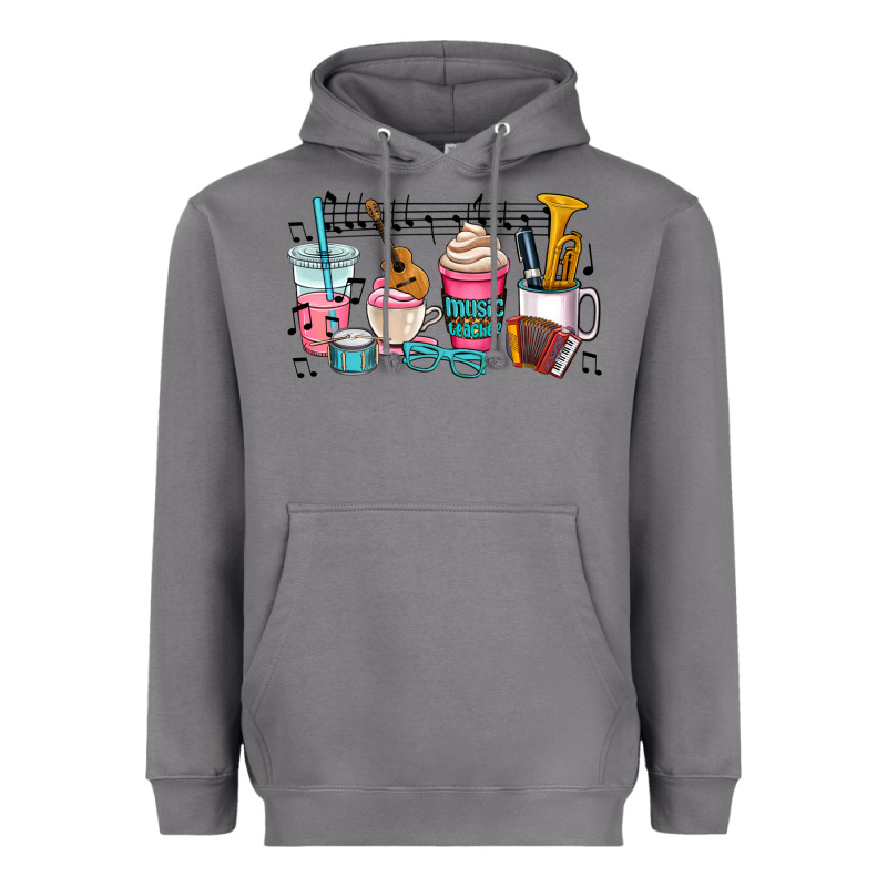 Music Teacher Heavyweight Hoodie by AdoDesignShop | Teevron