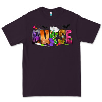 Plum Nurse Halloween Premium Tee - NancyCooperArtShop