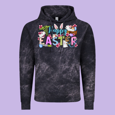 Happy Easter Nurse Vintage Hoodie Designed By Oliviacreatesart