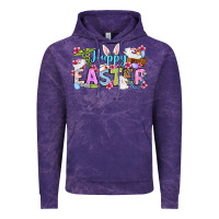 Cloud Purple Happy Easter Nurse Vintage Hoodie - OliviaCreatesArt