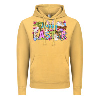 Vintage Mustard Happy Easter Nurse Vintage Hoodie - OliviaCreatesArt