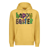 Antique Gold Happy Easter Premium Hoodie - CowhideDigitalArt
