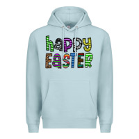 Blue Mist Happy Easter Premium Hoodie - CowhideDigitalArt