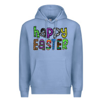 Colony Blue Happy Easter Premium Hoodie - CowhideDigitalArt