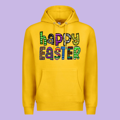 Happy Easter Premium Hoodie Designed By Cowhidedigitalart