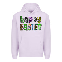 Lilac Happy Easter Premium Hoodie - CowhideDigitalArt
