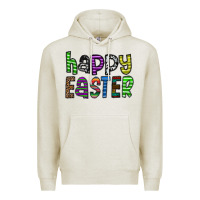 Oatmeal Heather Happy Easter Premium Hoodie - CowhideDigitalArt