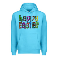 Ocean Blue Happy Easter Premium Hoodie - CowhideDigitalArt