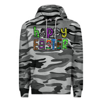 Slate Camo Happy Easter Premium Hoodie - CowhideDigitalArt
