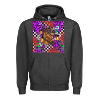 Halloween Horse Zipper Hoodie | Teevron